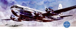 Pan Am Airplane Illustration